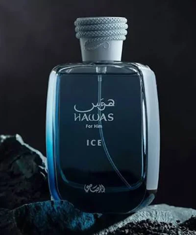 هواس آیس رساسی (Rasasi Hawas Ice) – نمای بطری